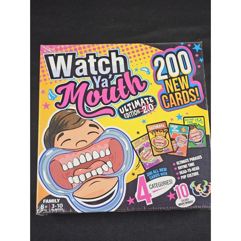 Watch Ya Mouth Ultimate Edition 2.0 Game with 200 New Cards New Sealed